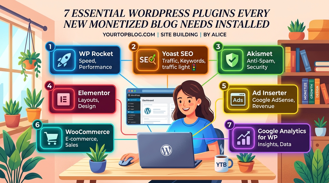 7 Essential WordPress Plugins Every New Monetized Blog Needs Installed — 1