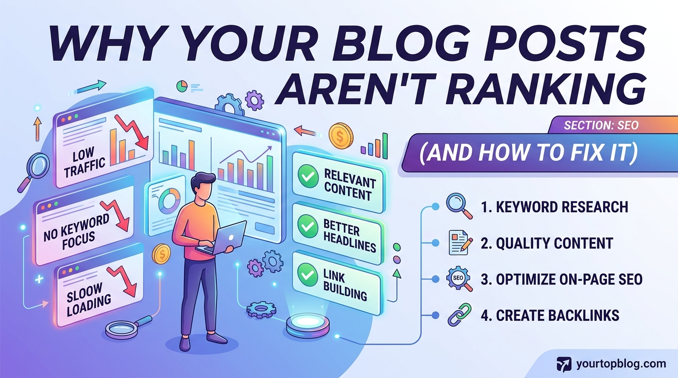Why Your Blog Posts Aren't Ranking (And How to Fix It) - Illustration 1