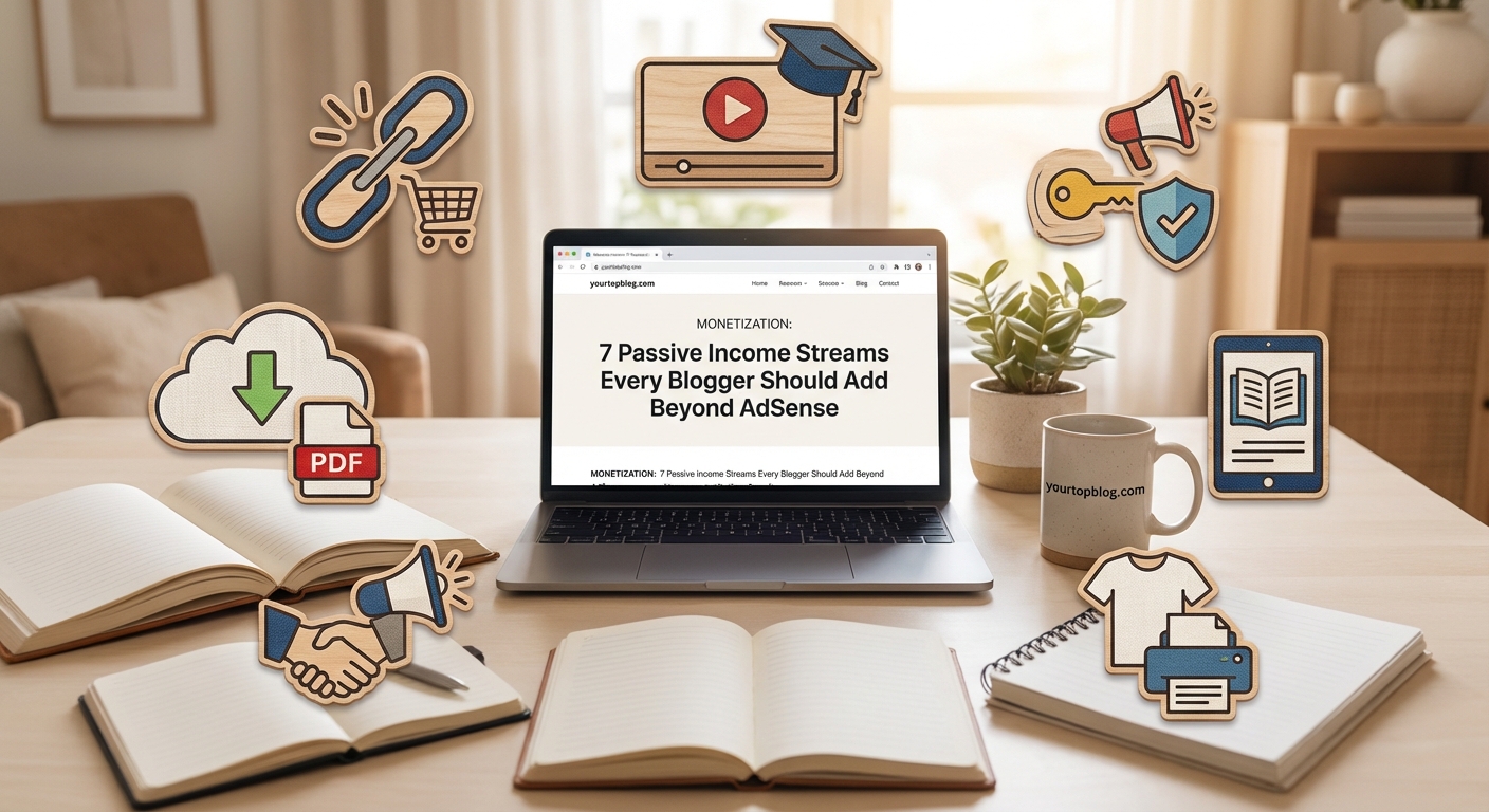 7 Passive Income Streams Every Blogger Should Add Beyond AdSense - Illustration 1