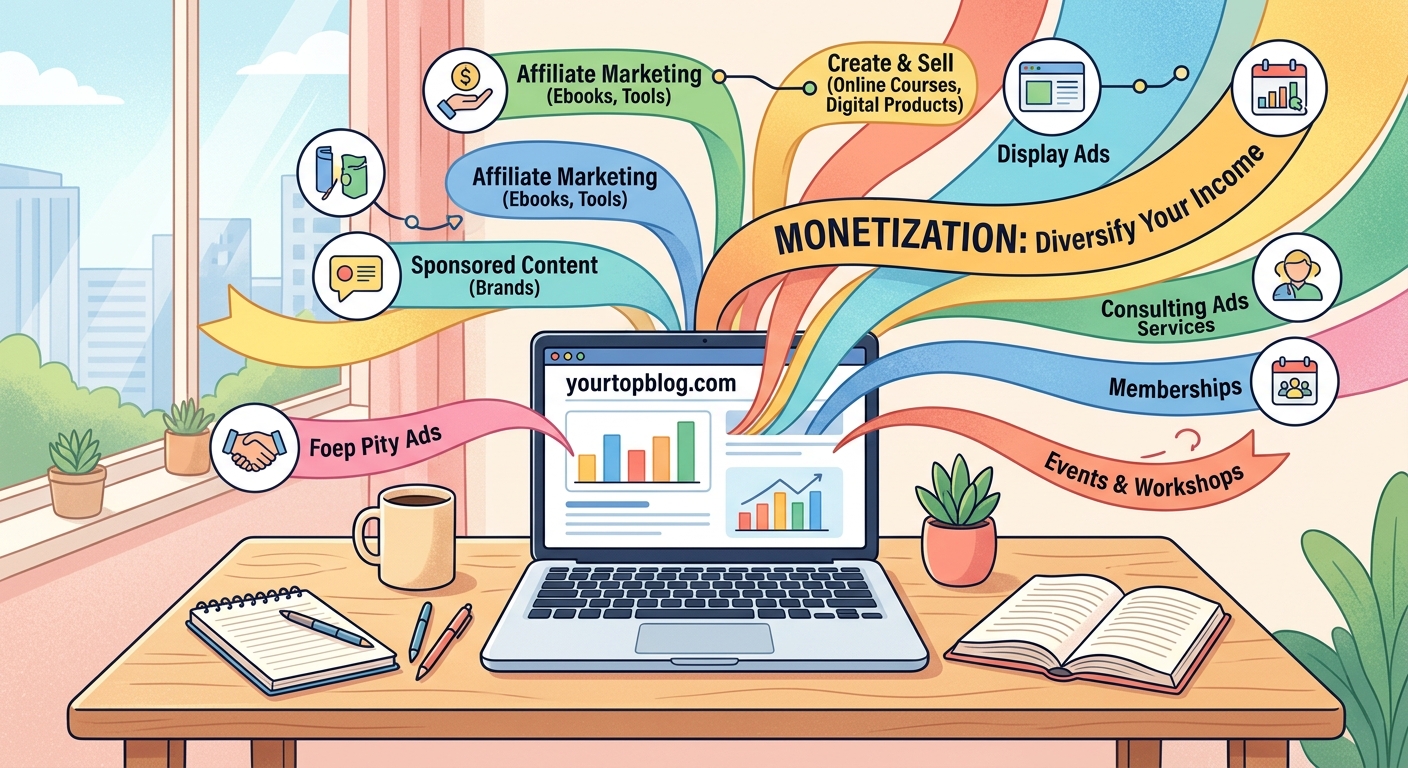 Why 90% of Bloggers Fail at Diversification and How to Be in the 10% - Illustration 1