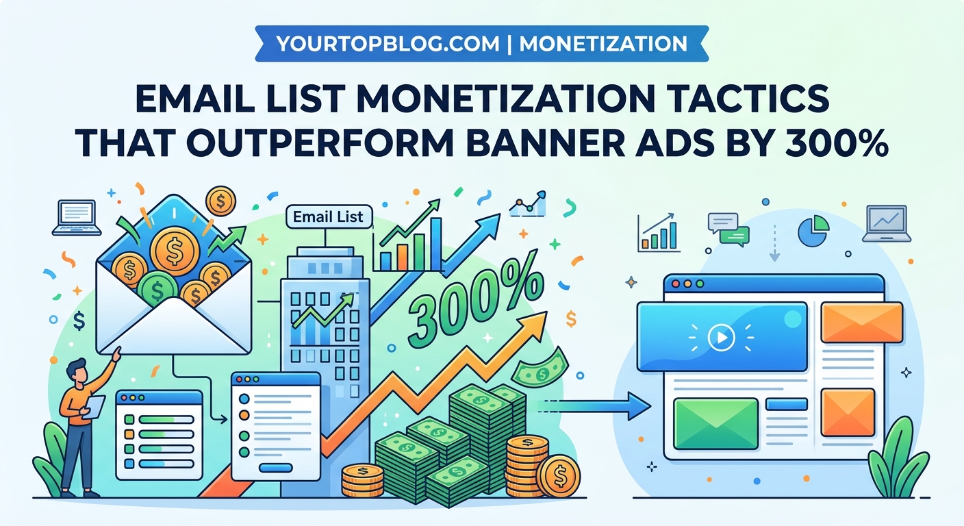 Email List Monetization Tactics That Outperform Banner Ads by 300% - Illustration 1