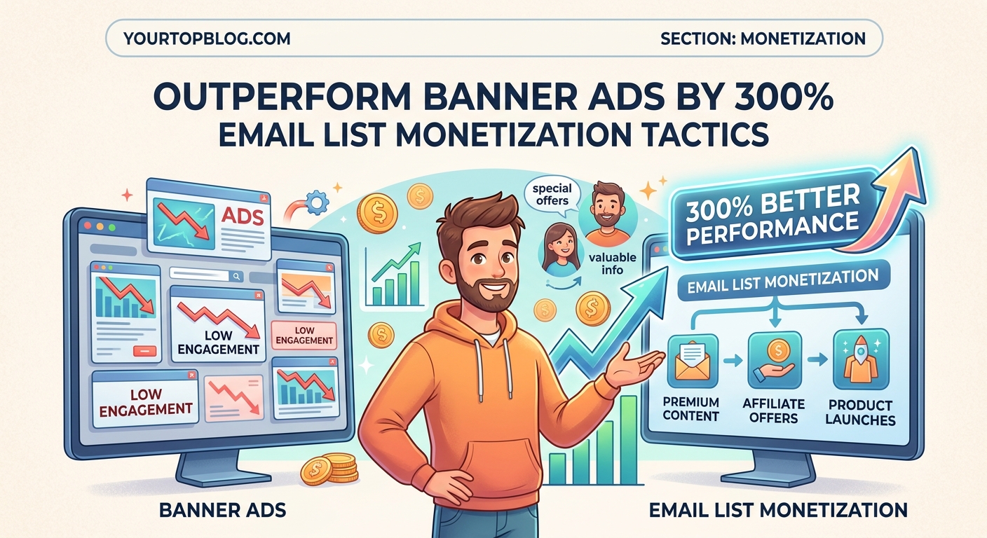 Email List Monetization Tactics That Outperform Banner Ads by 300% - Illustration 2