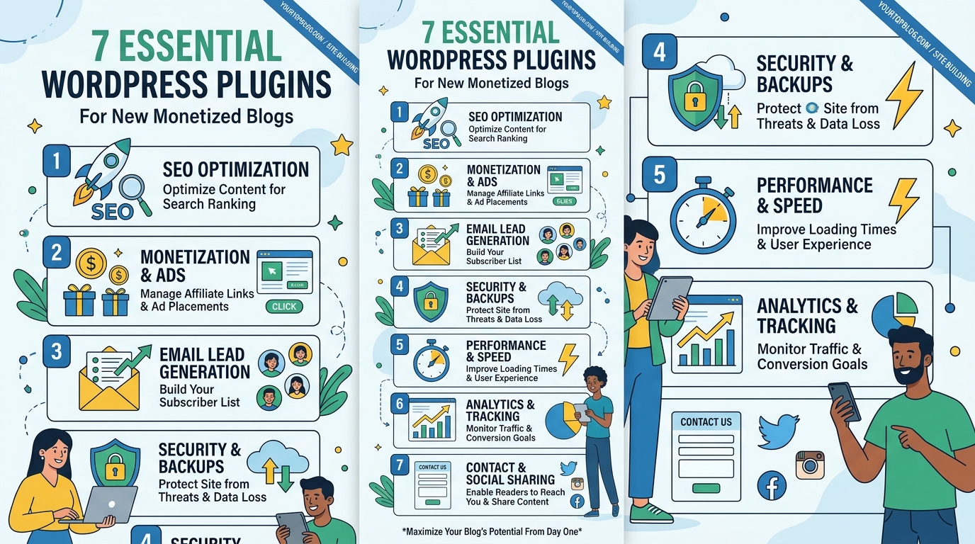 7 Essential WordPress Plugins Every New Monetized Blog Needs Installed - Illustration 2
