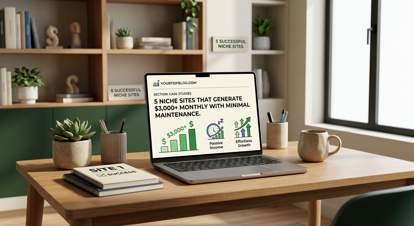 5 Niche Sites That Generate $3,000+ Monthly With Minimal Maintenance - Illustration 2