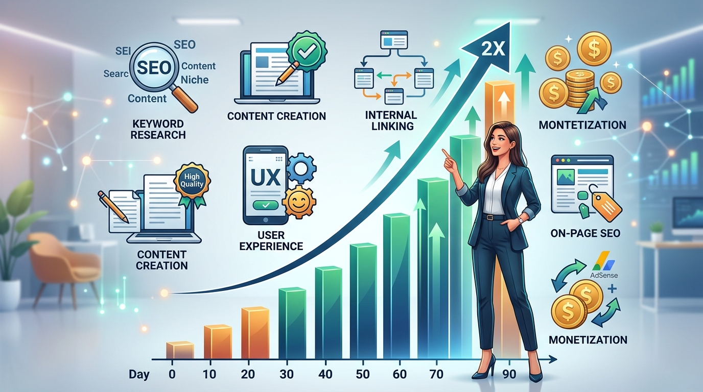 How I Doubled My Organic Traffic in 90 Days Without Building Backlinks