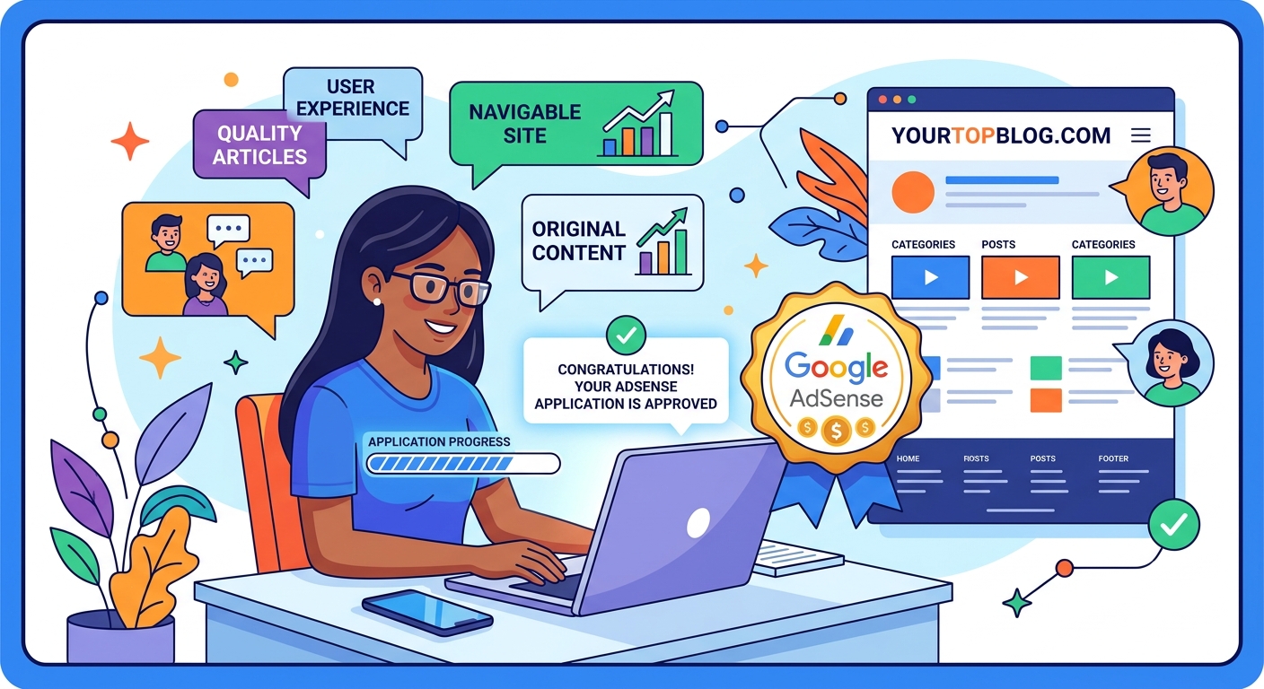 How to Get Approved for Google AdSense in 2026 (Even as a New Blogger) - Illustration 1