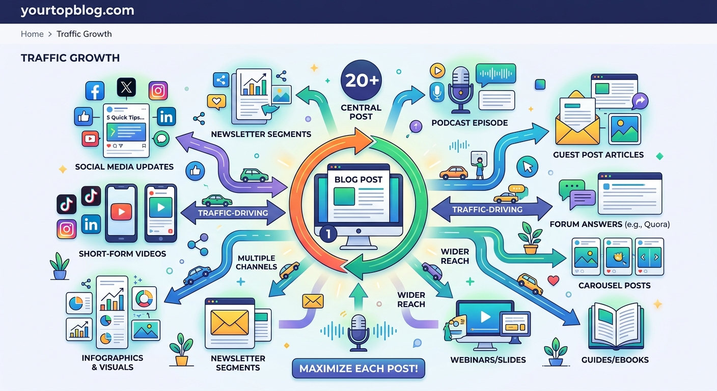 How to Repurpose One Blog Post into 20 Pieces of Traffic-Driving Content — 2