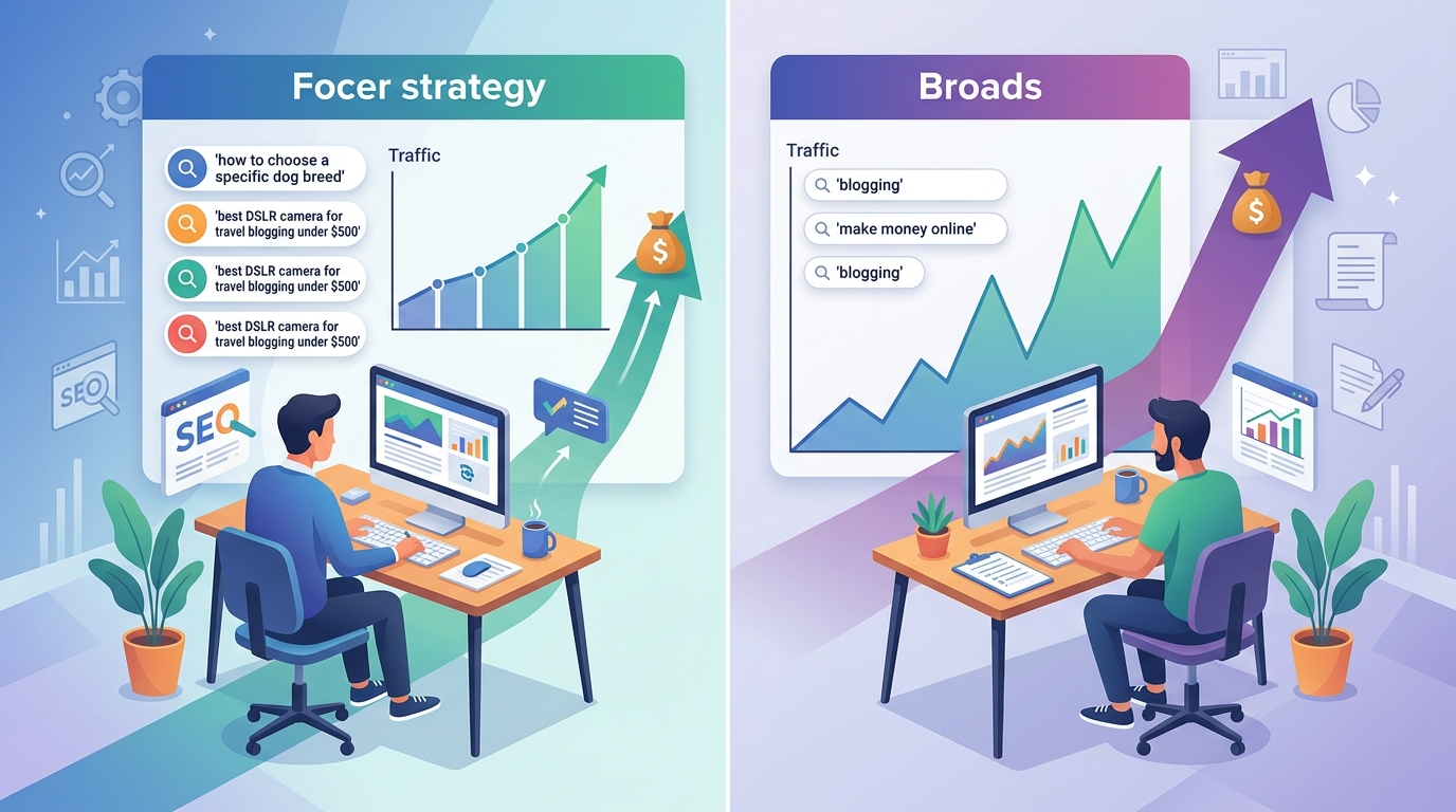 Should You Target Long-Tail or Short-Tail Keywords as a New Blogger?