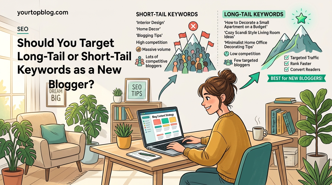 Should You Target Long-Tail or Short-Tail Keywords as a New Blogger? — 1