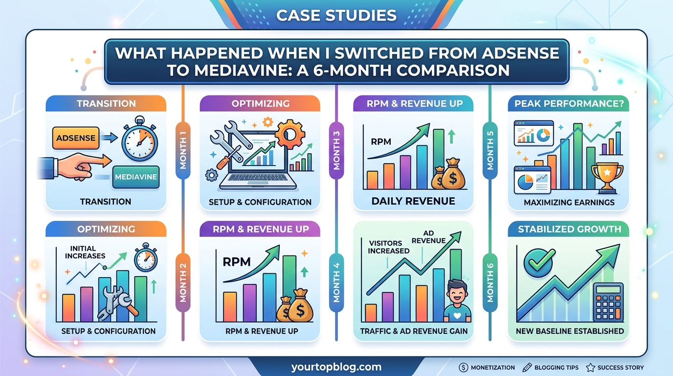 What Happened When I Switched From AdSense to Mediavine: A 6-Month Comparison — 2
