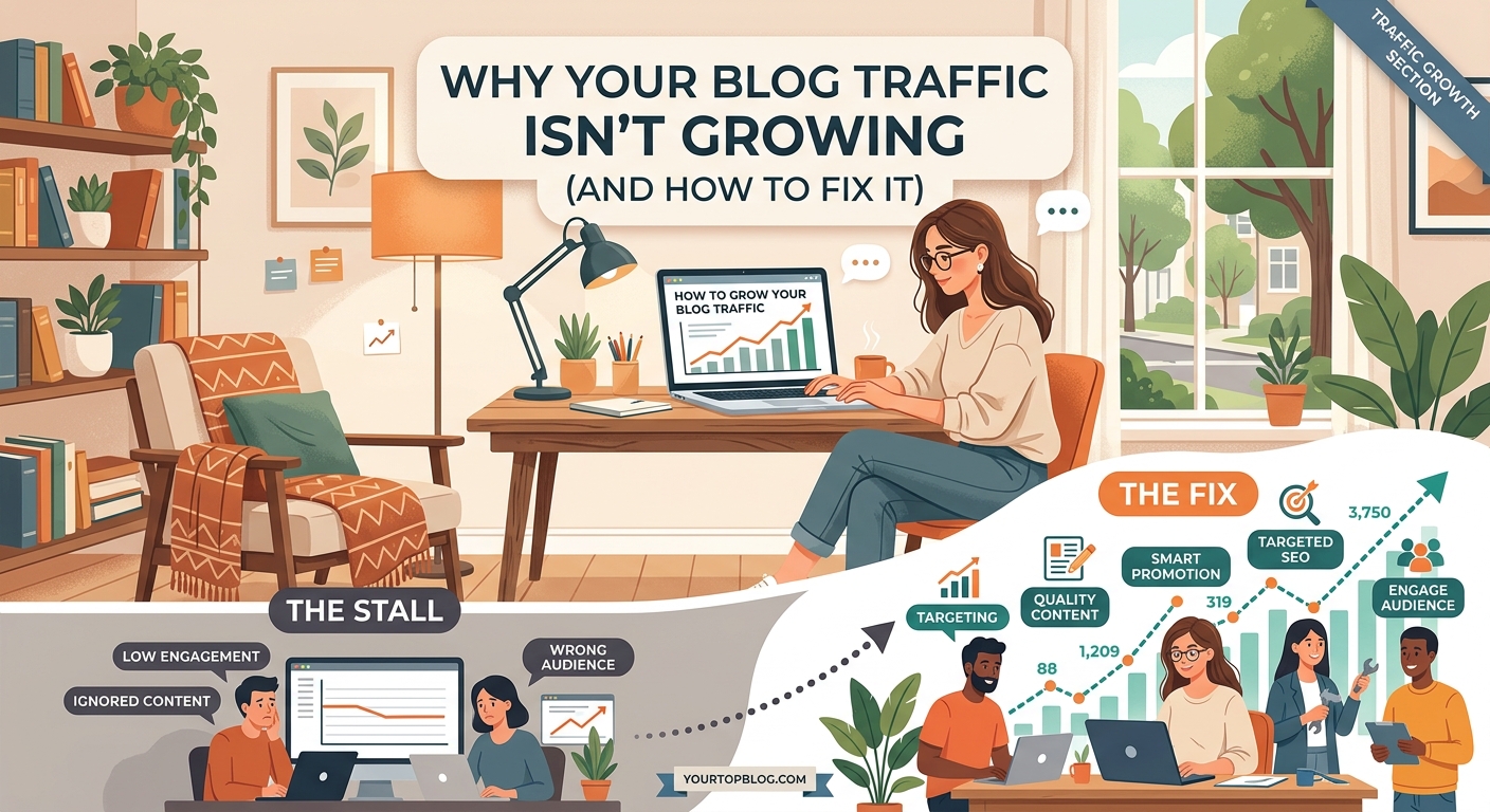 Why Your Blog Traffic Isn't Growing (And How to Fix It) — 2