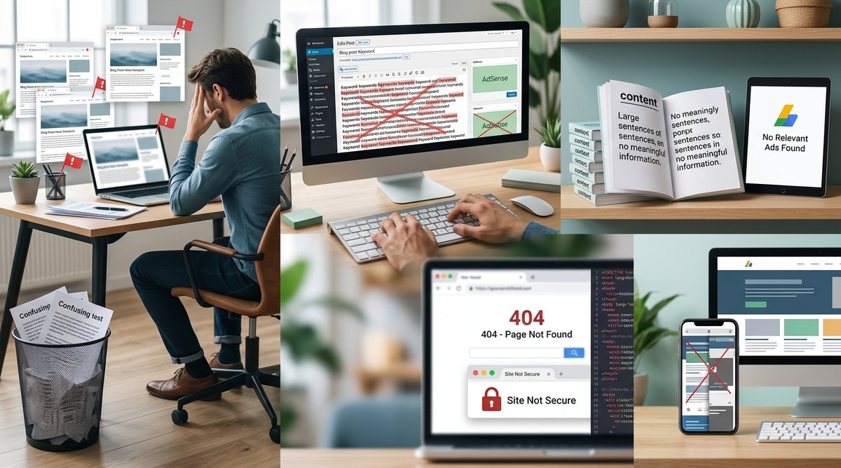 5 Critical SEO Mistakes That Kill AdSense Revenue Potential