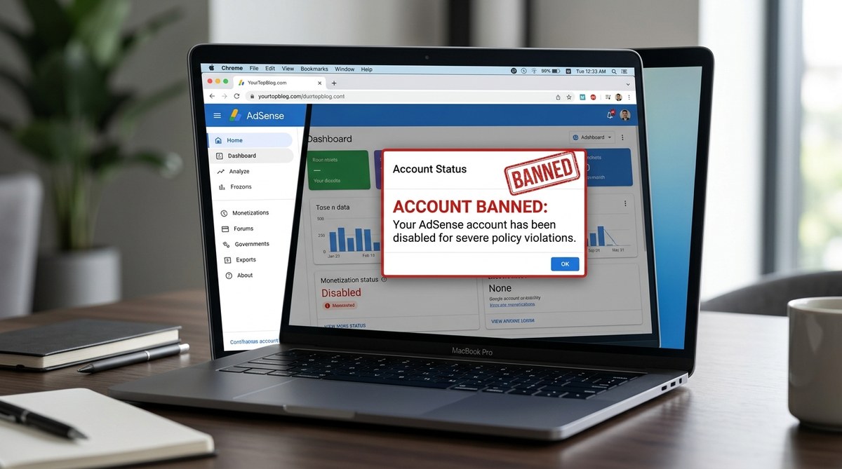 AdSense Policy Violations That Can Ban Your Account Overnight