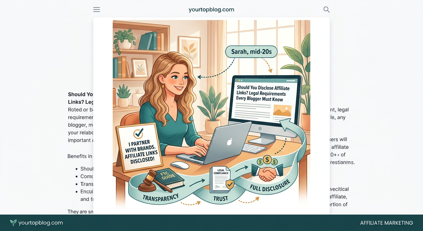 Should You Disclose Affiliate Links? Legal Requirements Every Blogger Must Know - Illustration 1