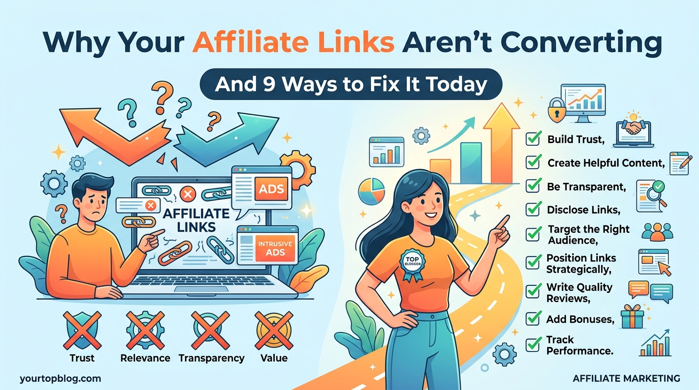 Why Your Affiliate Links Aren't Converting (And 9 Ways to Fix It Today) - Illustration 1