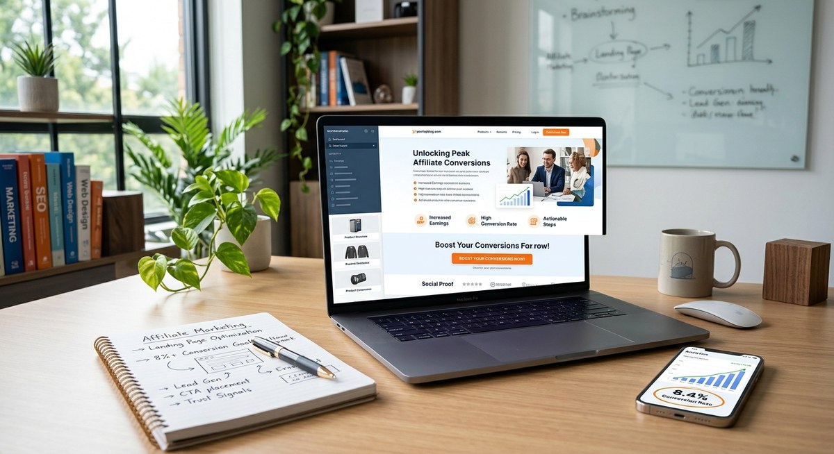 Building Affiliate Landing Pages That Convert at 8% or Higher