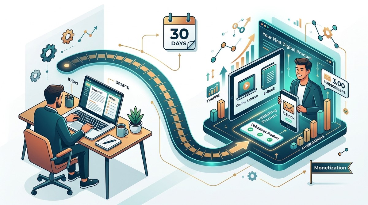 From Blogger to Product Creator: Validating Your First Digital Product in 30 Days