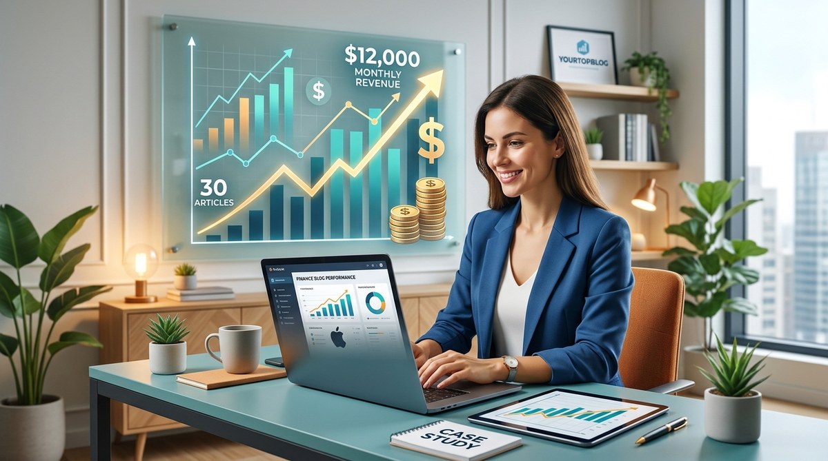 How I Grew a Finance Blog to $12,000 Monthly Revenue With Only 30 Articles