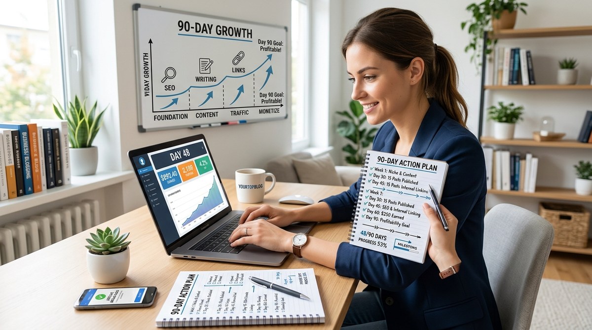 Build a Profitable Affiliate Blog in 90 Days with This Proven Action Plan