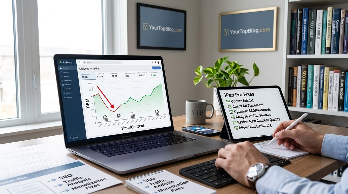 Why Your AdSense RPM Drops After Adding New Content (And How to Fix It)